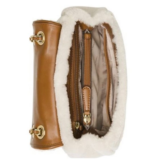 NWT Michael Kors Sloan Bag (Tan, Shearling) - Picture 2 of 3